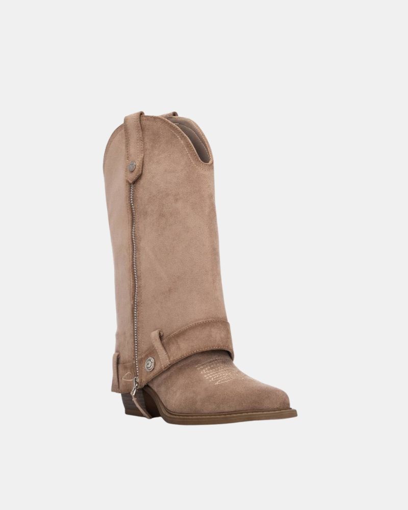 Botas Altas Cowboy Mulher XTI Bege 146098