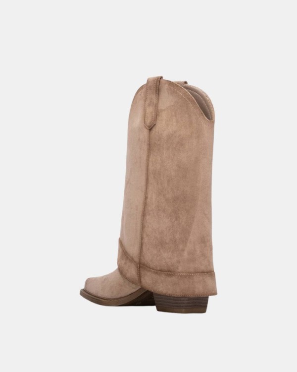 Botas Altas Cowboy Mulher XTI Bege 146098