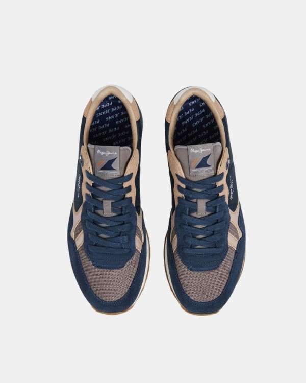 Sapatilhas Baixas Homem PEPE JEANS Azul PMS400049 BRIT CITY M