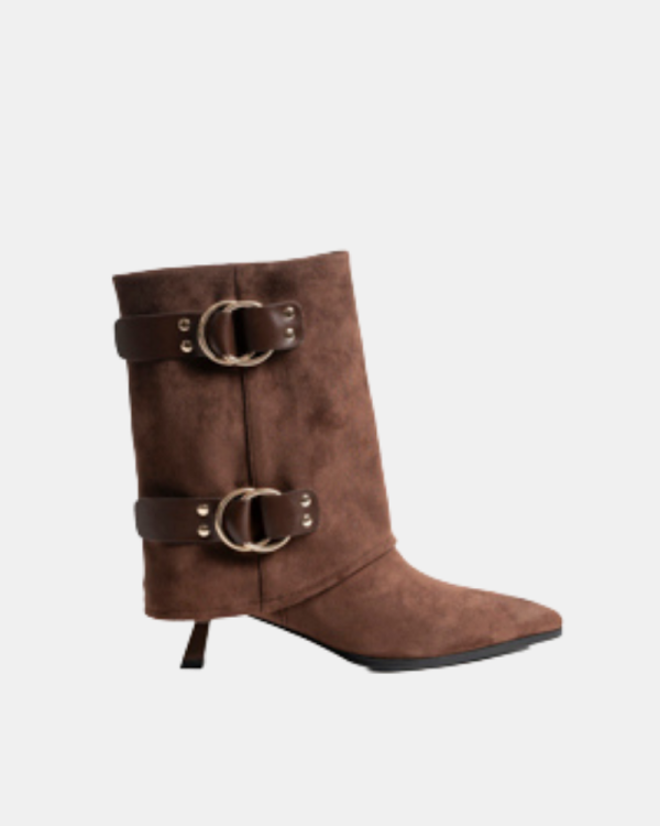 Botas Baixas Mulher RockAway Castanhas 84754