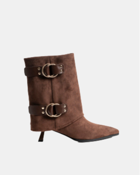 Botas Baixas Mulher RockAway Castanhas 84754