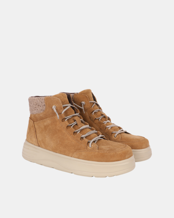 Botins Baixos Mulher Walkin Pitas Castanhos MANILA