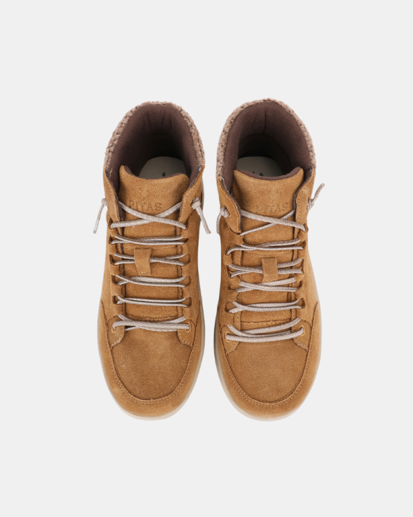 Botins Baixos Mulher Walkin Pitas Castanhos MANILA