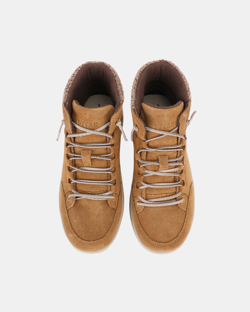 Botins Baixos Mulher Walkin Pitas Castanhos MANILA