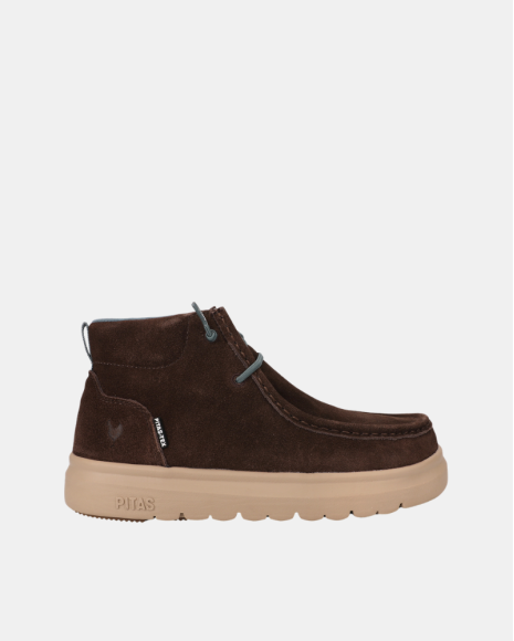 Botins Baixos Mulher Walkin Pitas Castanho PARIS
