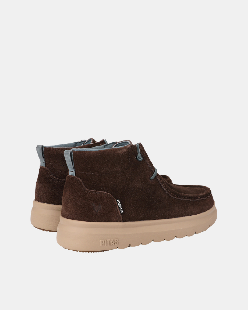Botins Baixos Mulher Walkin Pitas Castanho PARIS
