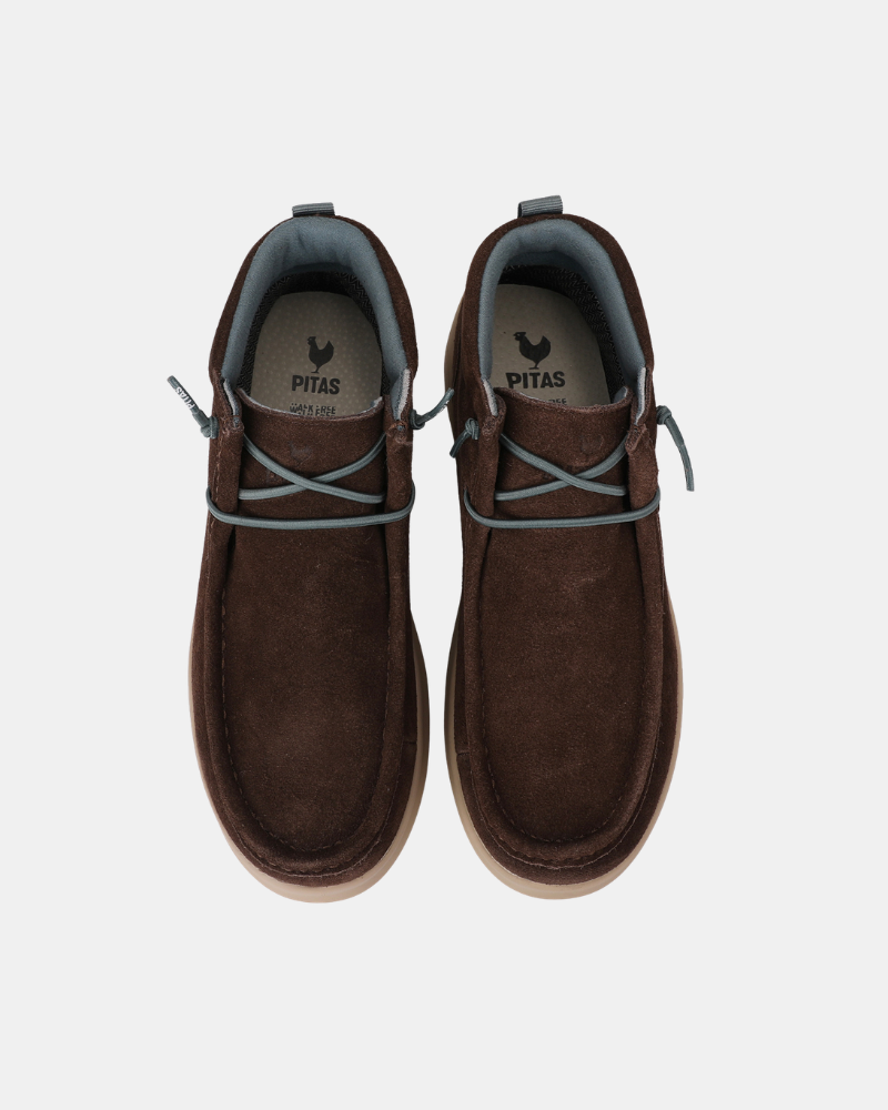 Botins Baixos Mulher Walkin Pitas Castanho PARIS