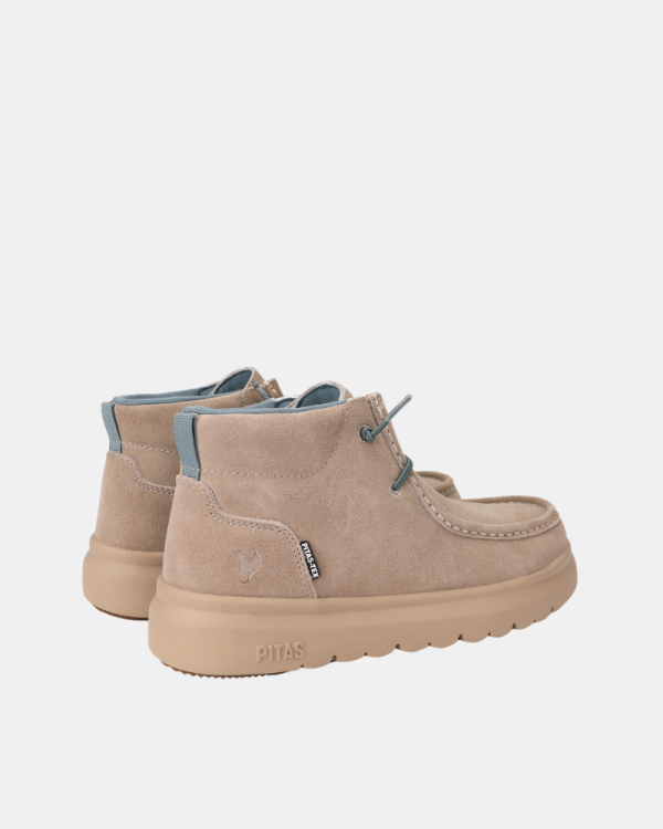 Botins Baixos Mulher Walkin Pitas Bege PARIS