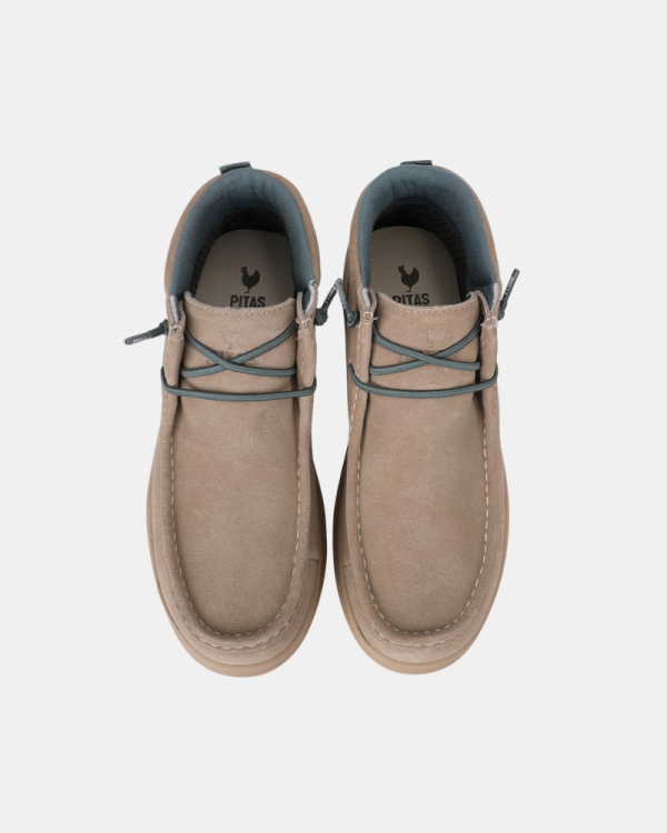 Botins Baixos Mulher Walkin Pitas Bege PARIS