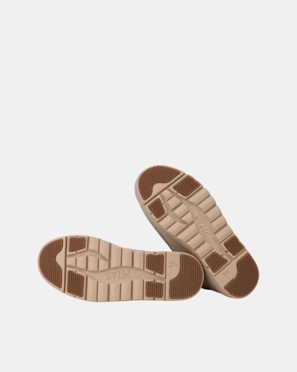 Botins Baixos Mulher Walkin Pitas Bege PARIS
