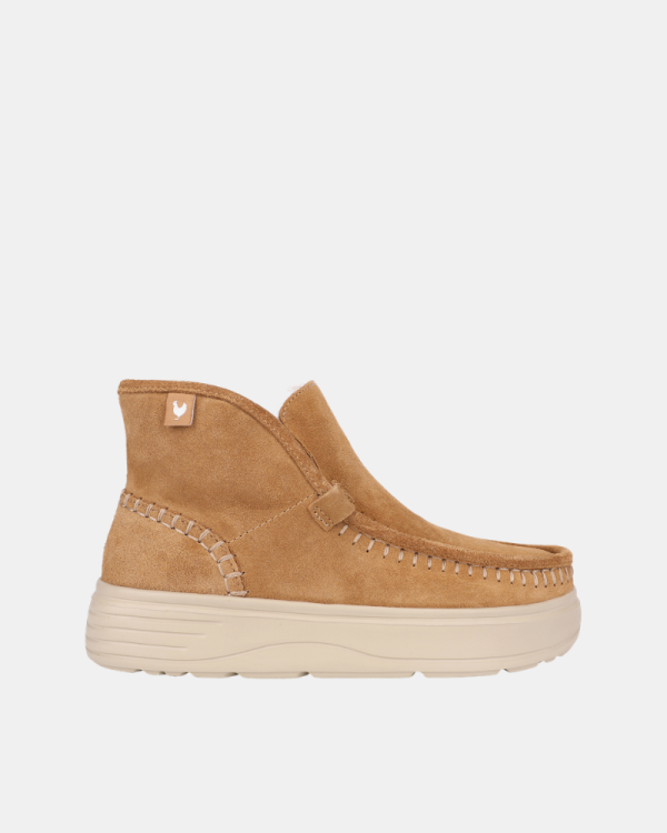 Botins Baixos Mulher Walkin Pitas Castanho PERTH