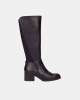 Botins Altos Mulher Wonders Preto G 6262