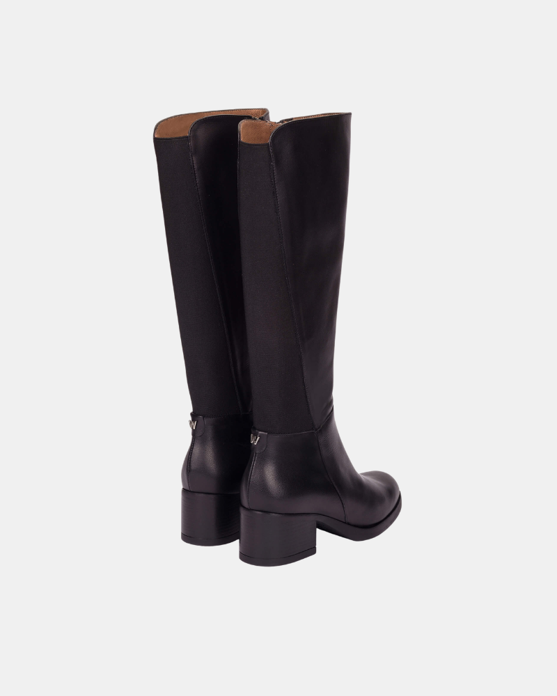 Botins Altos Mulher Wonders Preto G 6262