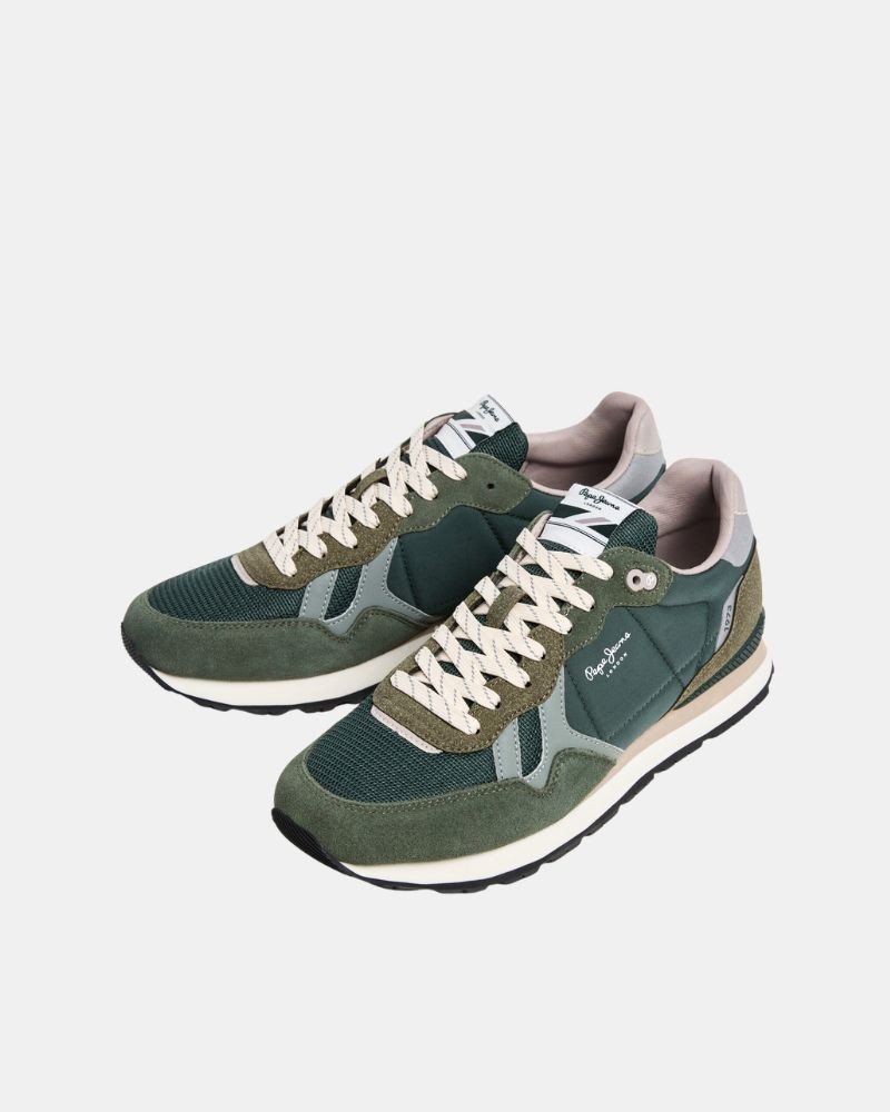 Ténis Baixos Homem PEPE JEANS Verde PMS400050 BRIT LEAGUE M
