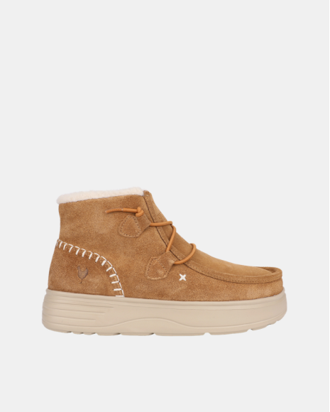 Botines Bajos Mujer Walkin Pitas Marrón SIDNEY