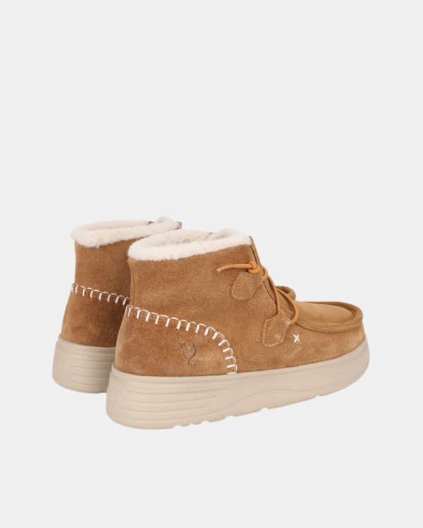 Botines Bajos Mujer Walkin Pitas Marrón SIDNEY