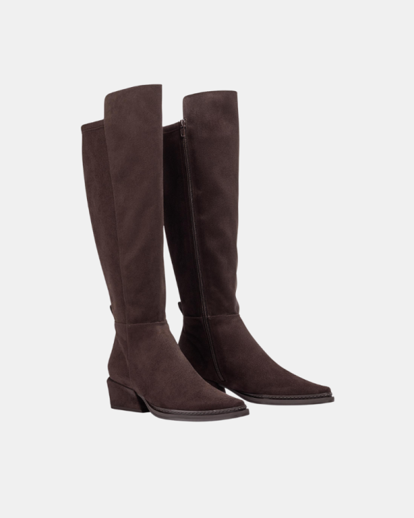Botas altas para mulher Unisa castanhas GORETO ST