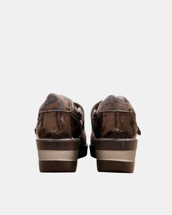Sapatos Rasos Abertos Mulher Amarpies Taupe 31036