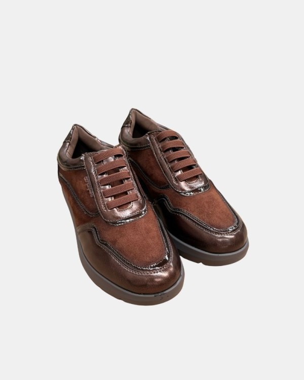 Sapatos Baixos Mulher Amarpies Bronze 31042
