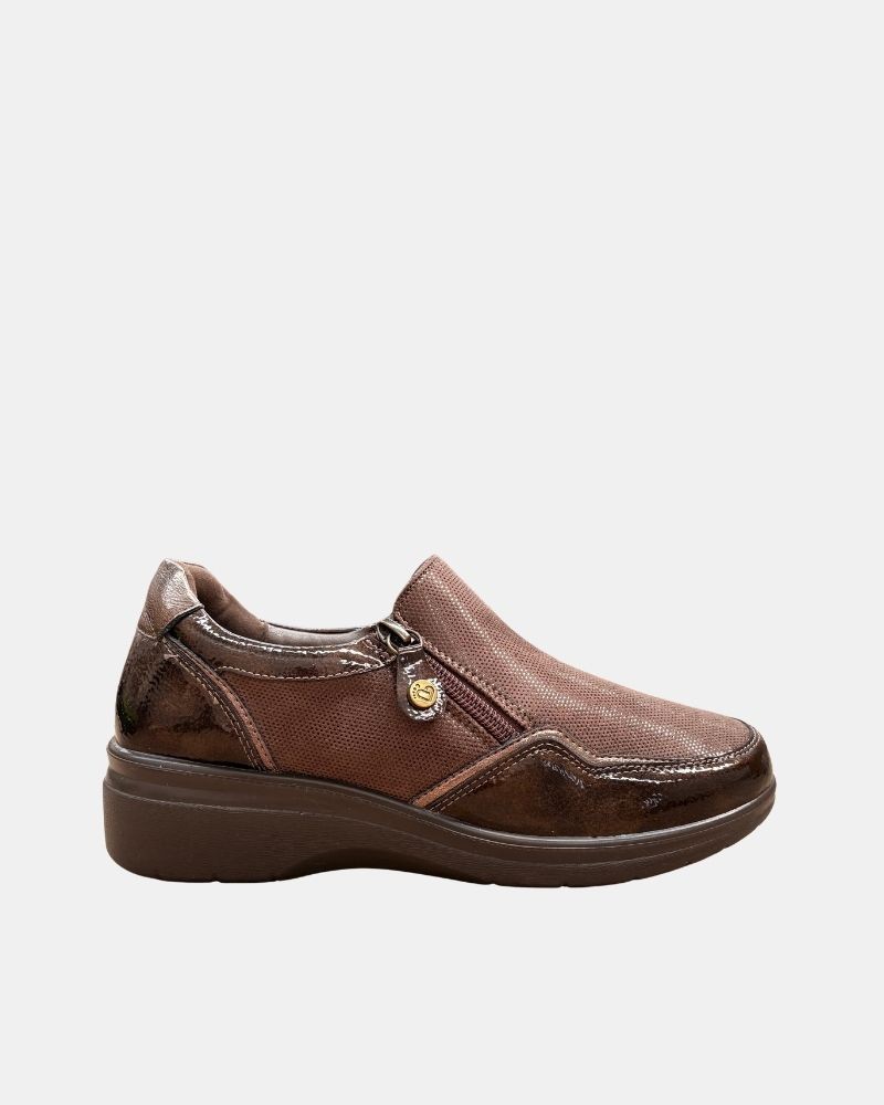 Sapatos Rasos Mulher Amarpies Castanho 31033