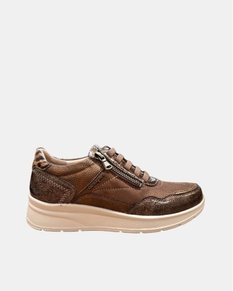 Sapatos Baixos Mulher Amarpies Taupe 31133