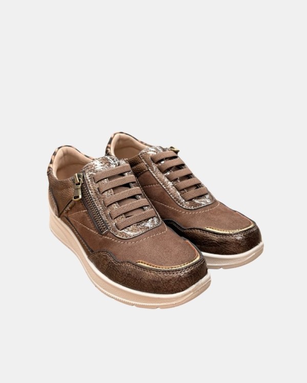 Zapatos Bajos Mujer Amarpies Taupe 31133