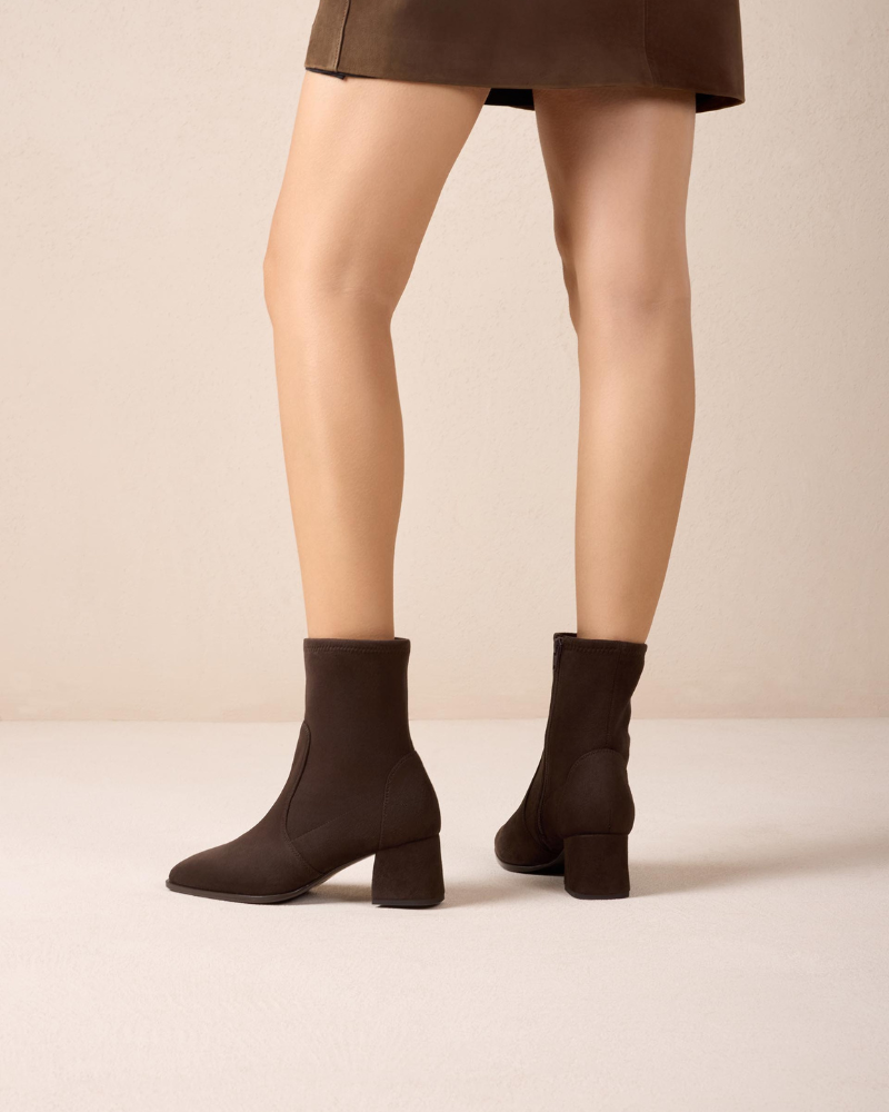 Botins Baixos Mulher Unisa Castanhos LANTOS ST