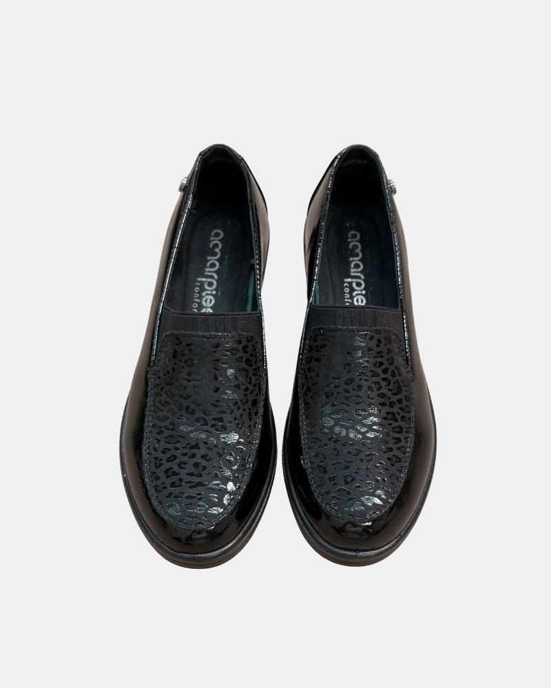 Zapatos Bajos Mujer Amarpies Negro 31047