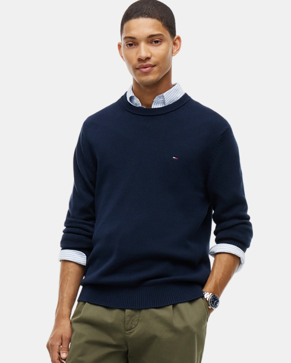Camisola de manga comprida Homem TOMMY HILFIGER Azul DM0DM21787C1G