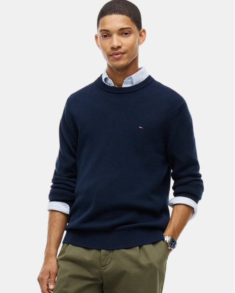 Camisola de manga comprida Homem TOMMY HILFIGER Azul DM0DM21787C1G