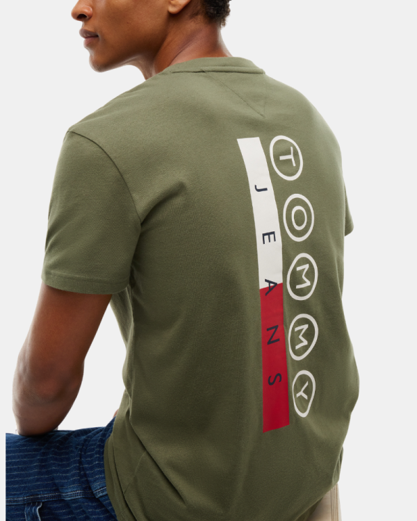 Camisetas Manga corta Hombre TOMMY HILFIGER Verde DM0DM23716M04