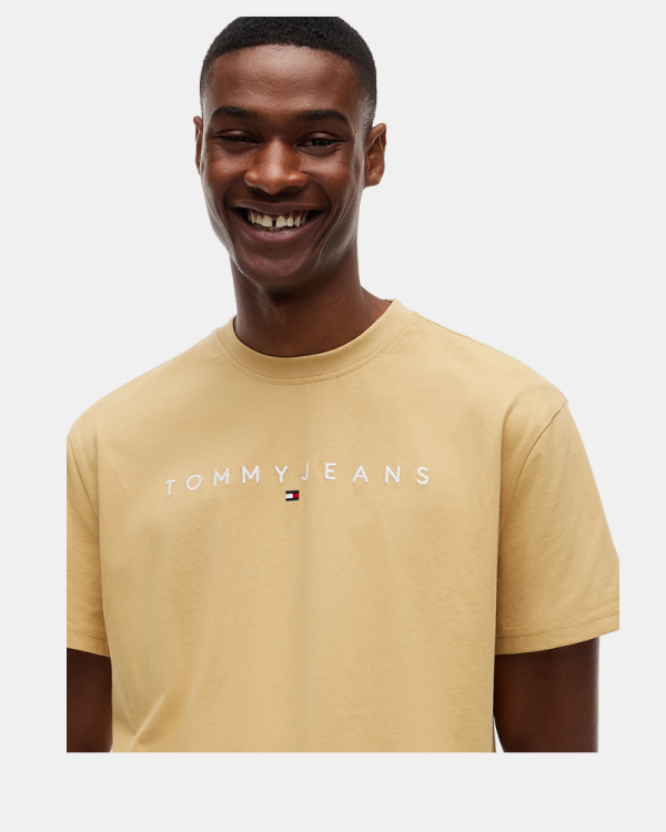 Camisetas Manga corta Hombre TOMMY HILFIGER Beige DM0DM20744ACA