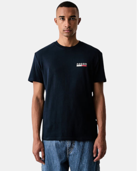 Camisetas Manga curta Homem TOMMY HILFIGER Azul DM0DM23716C1G