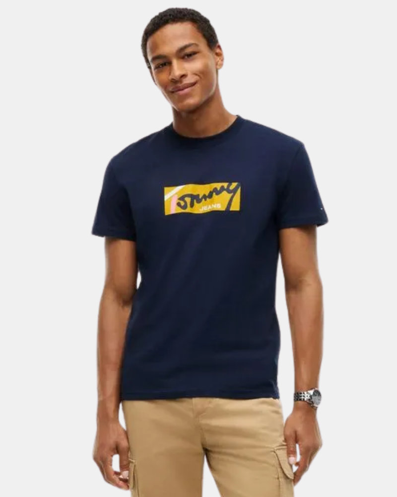 Camisetas Manga corta Hombre TOMMY HILFIGER Azul DM0DM23547C1G
