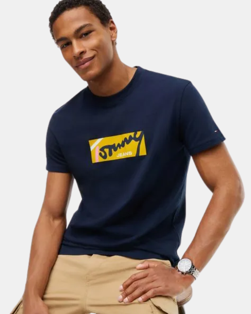 Camisetas Manga corta Hombre TOMMY HILFIGER Azul DM0DM23547C1G