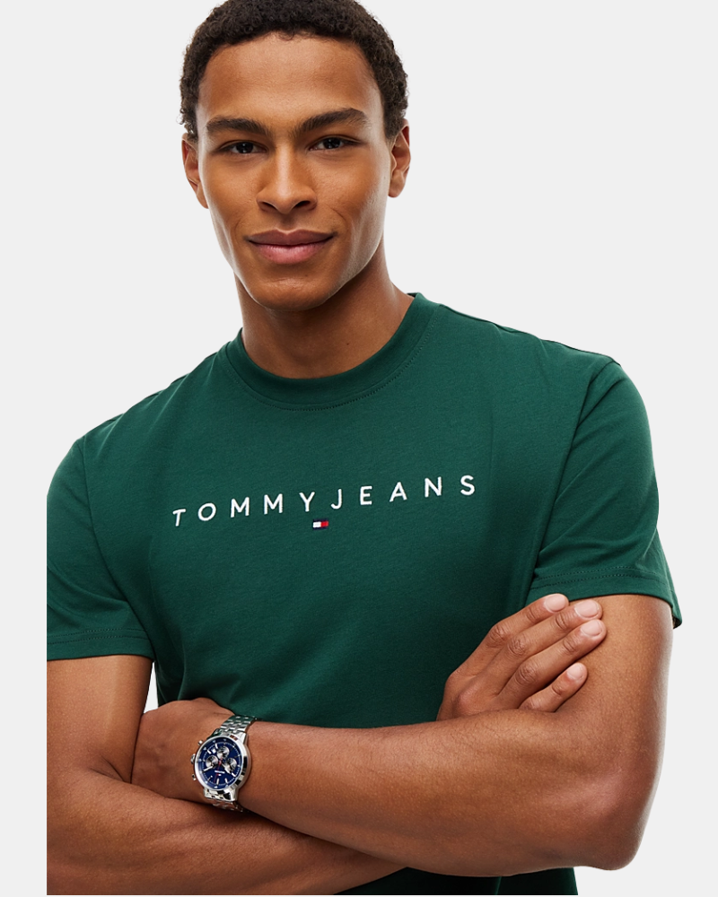 Camisetas Manga corta Hombre TOMMY HILFIGER Verde DM0DM20744MBM