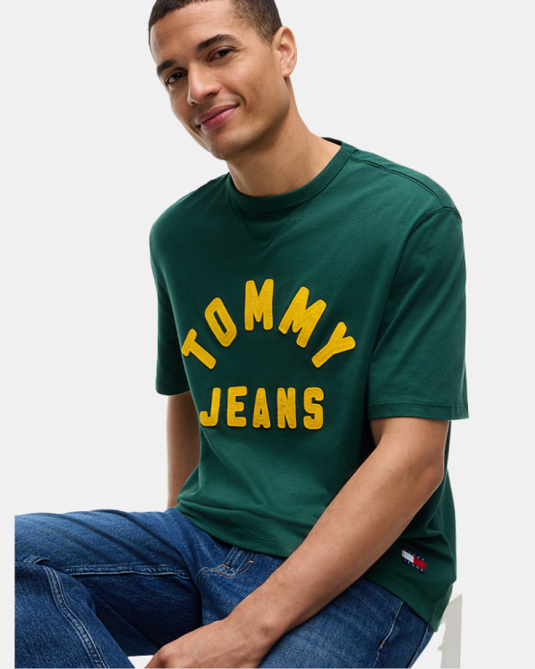 Camisetas Manga corta Hombre TOMMY HILFIGER Verde DM0DM23544MBM