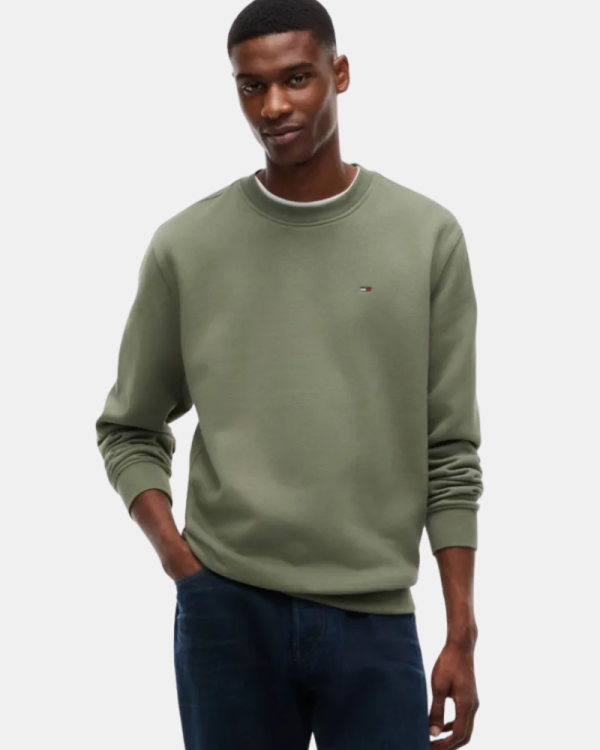 Sweatshirts de manga comprida para homem TOMMY HILFIGER Verde DM0DM20741M04