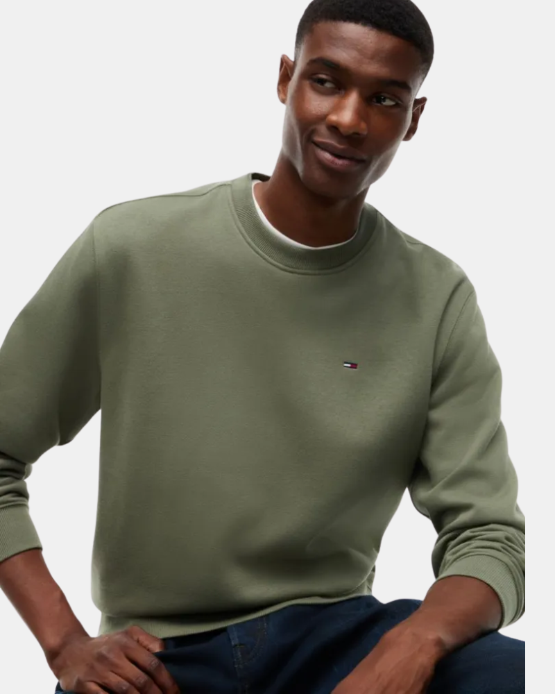 Sweatshirts de manga comprida para homem TOMMY HILFIGER Verde DM0DM20741M04