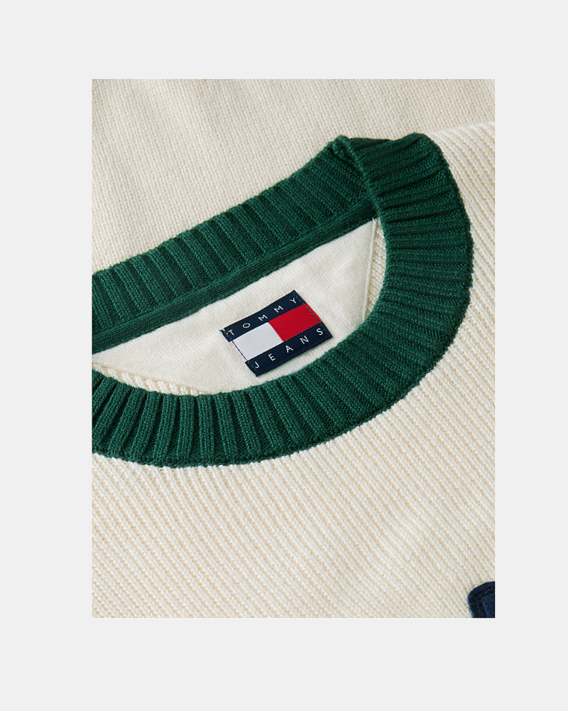 Jersey Manga larga Hombre TOMMY HILFIGER Beige DM0DM23567AEF