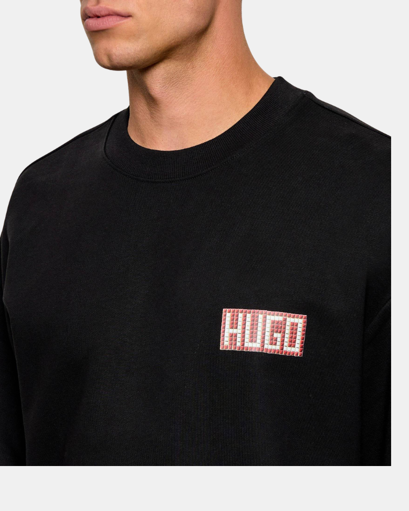 Camisolas Manga comprida Homem HUGO Preto 50566074 DUREC