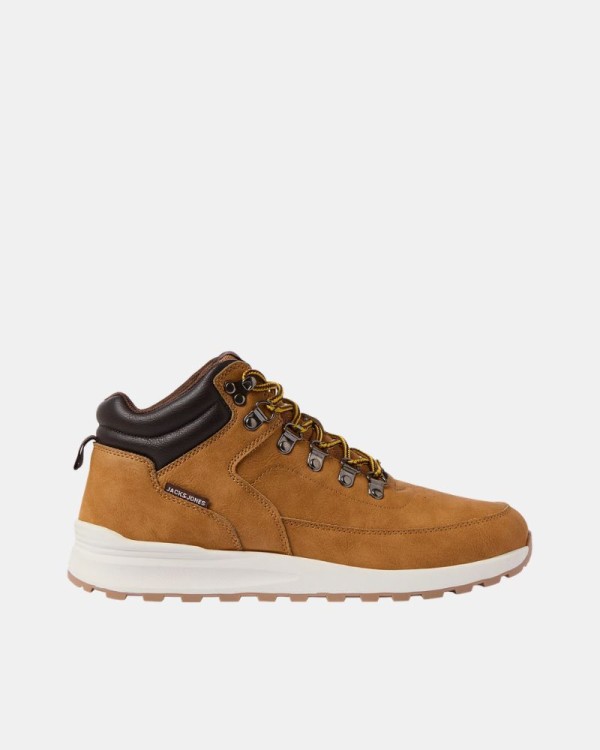 Zapatos Botines Bajos Altos Hombre JACK AND JONES Marrón 12301199 WEATON
