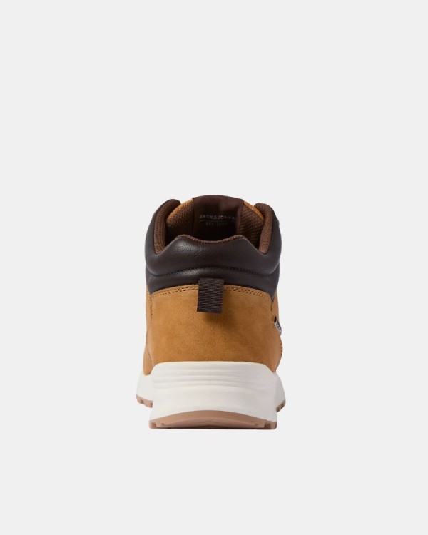 Zapatos Botines Bajos Altos Hombre JACK AND JONES Marrón 12301199 WEATON