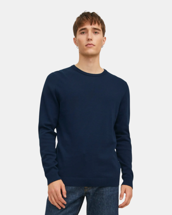Jersey Manga larga Hombre JACK AND JONES Gris 12137190 BASIC