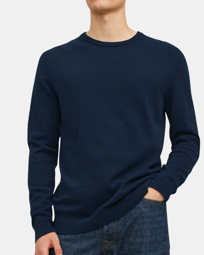 Jersey Manga larga Hombre JACK AND JONES Gris 12137190 BASIC