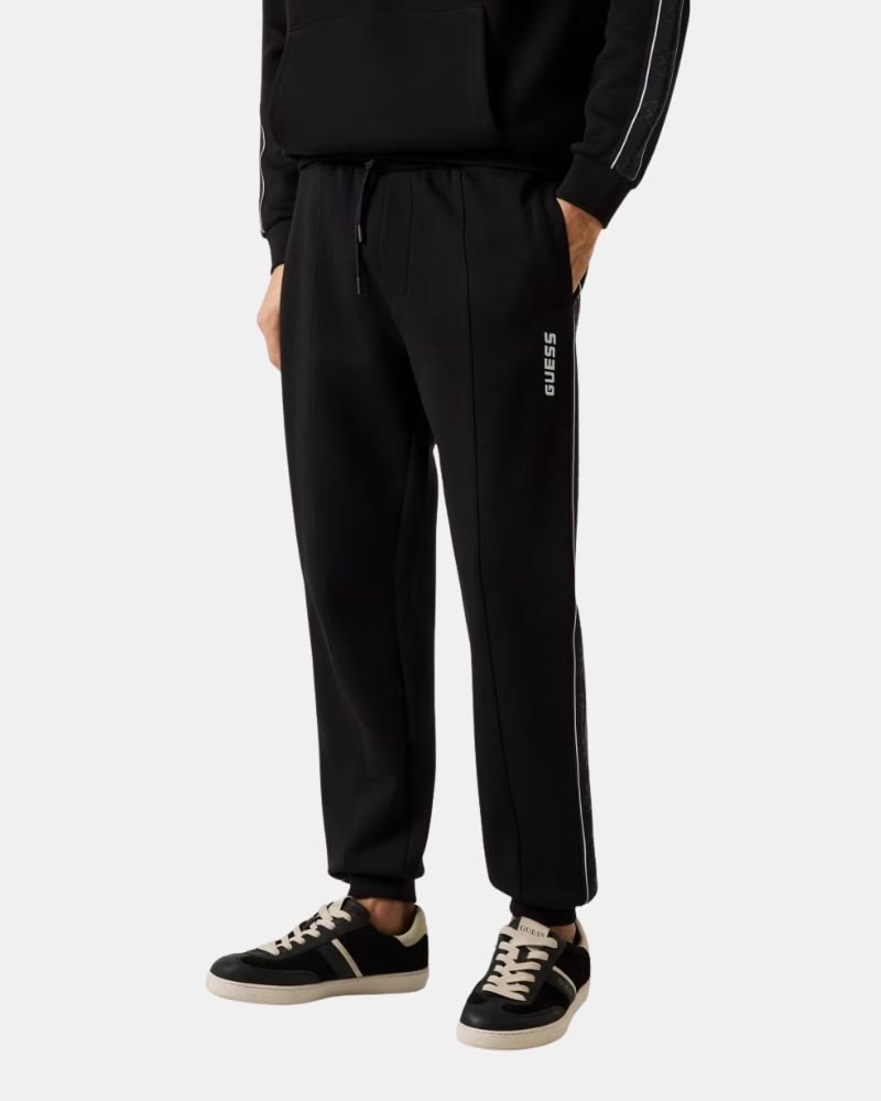 Calças de treino compridas para homem GUESS pretas Z2YB09 KB3P2
