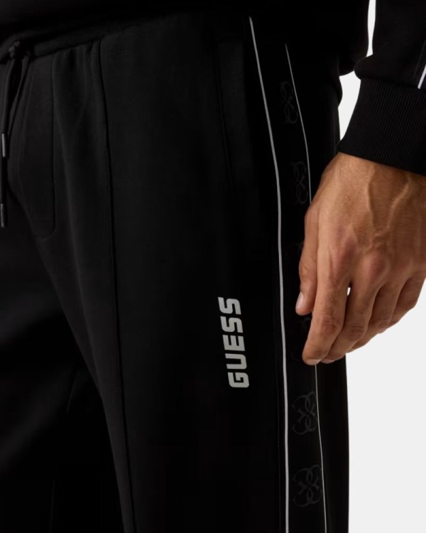 Calças de treino compridas para homem GUESS pretas Z2YB09 KB3P2