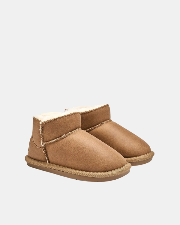 Botins Botas Australianas Barefoot Infantil Conguitos Castanho COSH327015