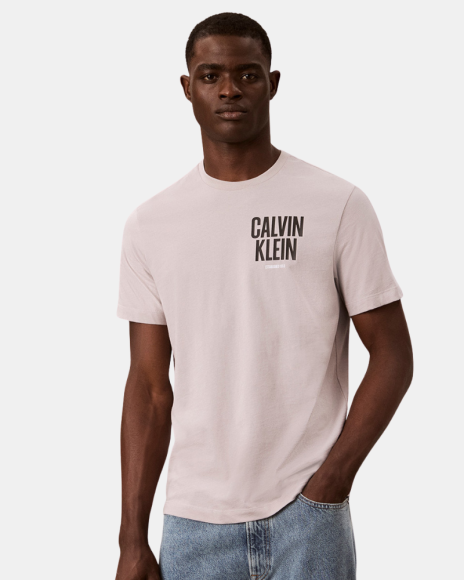 Camisetas de manga curta para homem CALVIN KLEIN bege LV04RH816GQCF