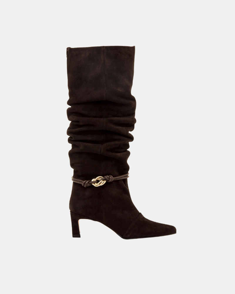 Botas Altas de Mulher MUSTANG Castanhas 55992